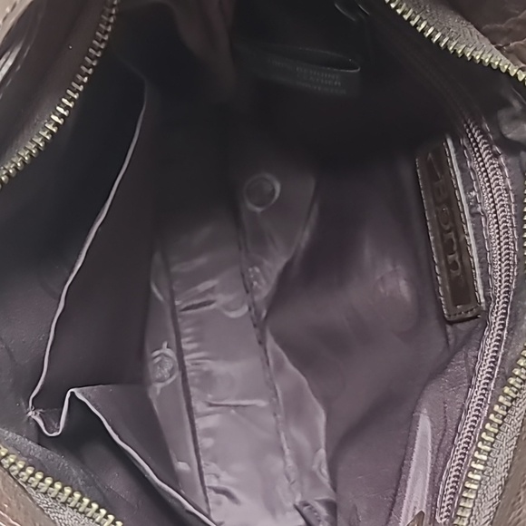 Born Brown Leather Shoulder Bag With Adjustable Strap For Crossbody - Picture 5 of 11